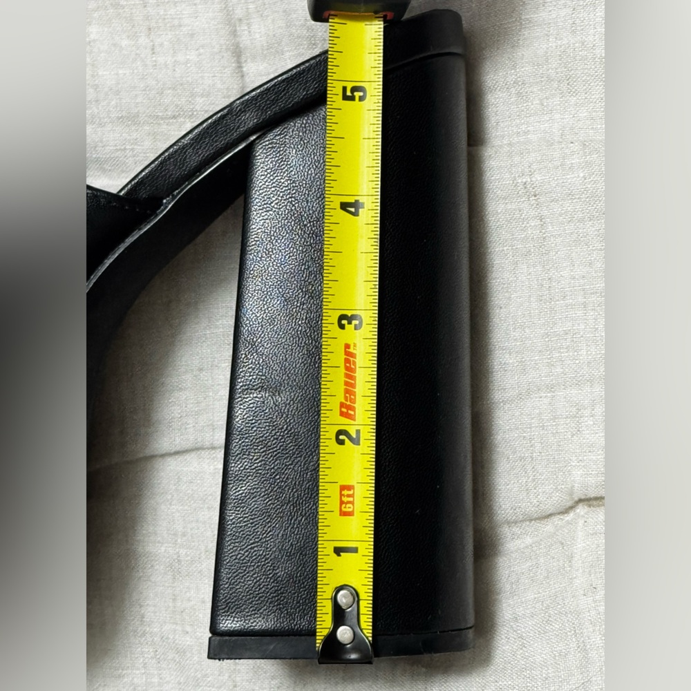 Liliana Black Mules Modern Minimalist Design - Picture 6 of 6